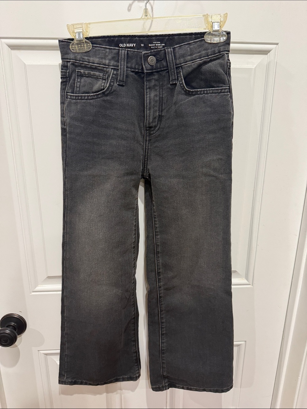 Old Navy Girls Charcoal Baggy Jeans